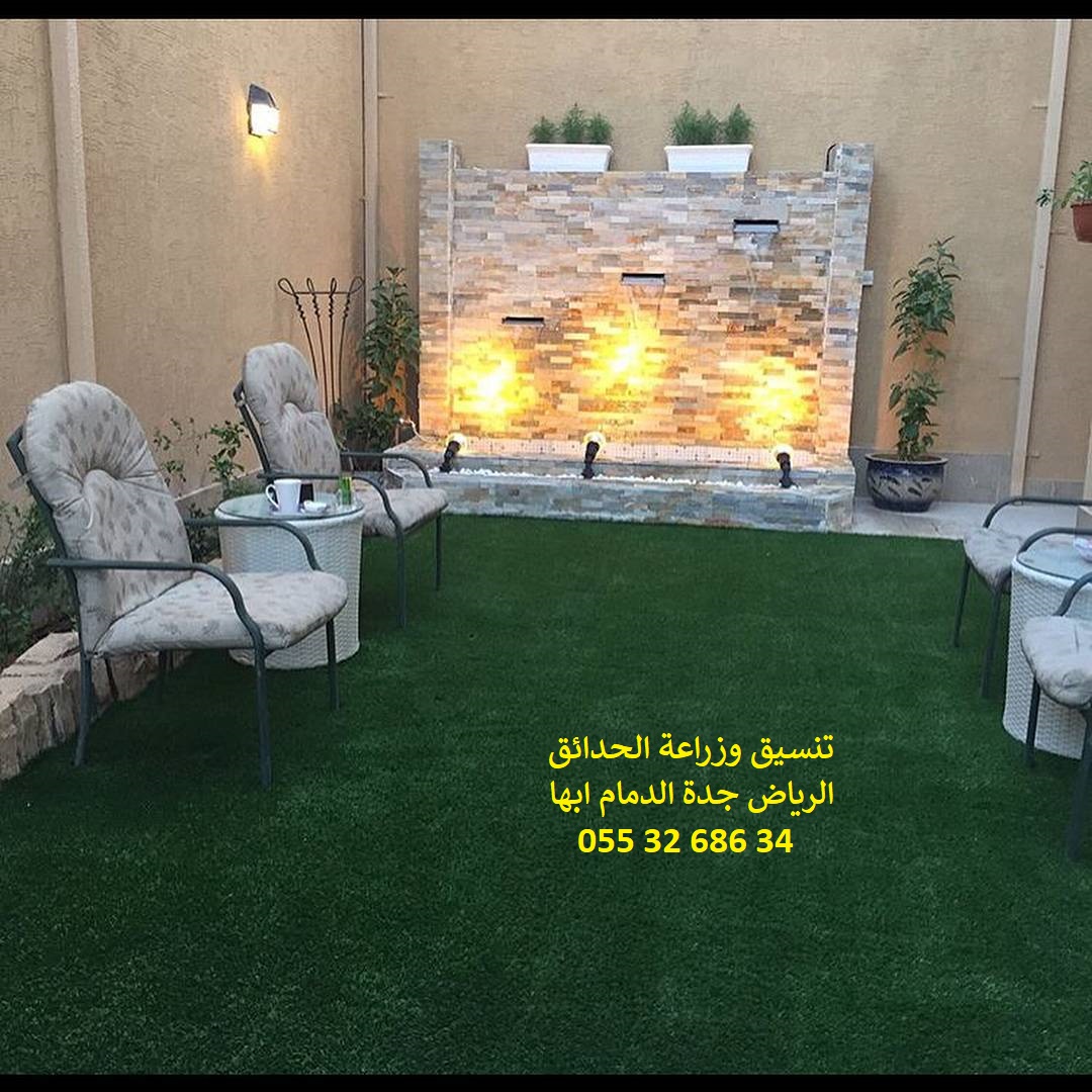 تنسيق حدائق عشب صناعي عشب جداري 0553268634