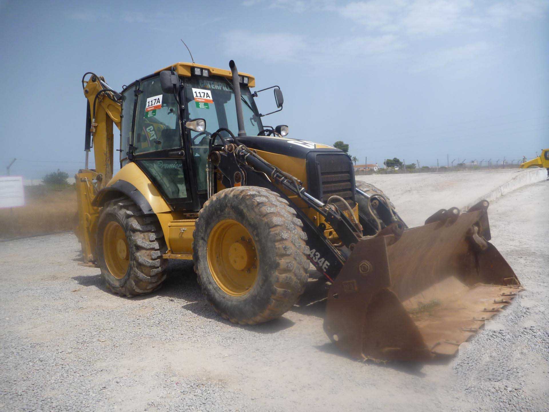 IT# 117A-2007 CATERPILLAR 434E 4x4x4 Loader Backhoe