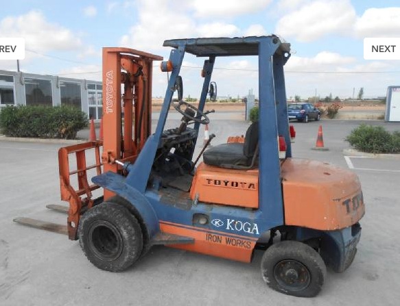 IT# 126 Toyota 2FD25 Forklift