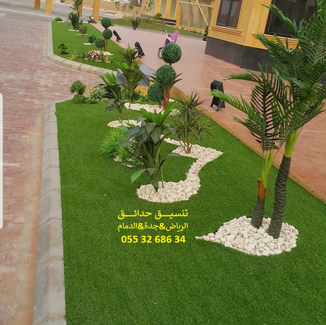 تنسيق حدائق عشب صناعي عشب جداري 0553268634
