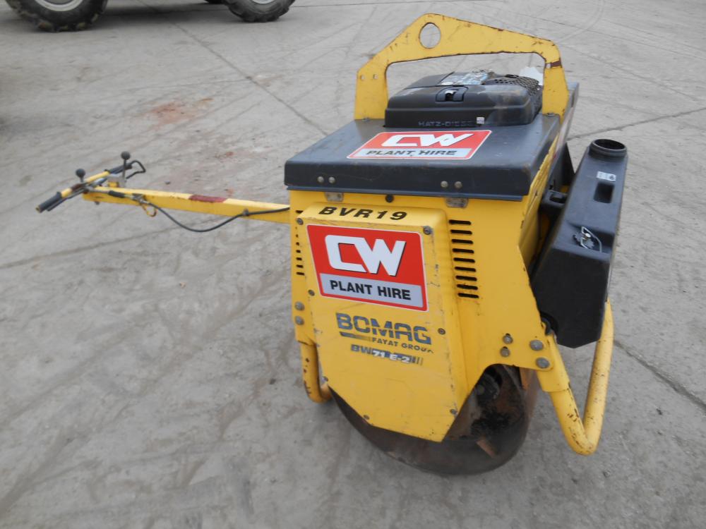 IT# 2913-2007 Bomag BW71E-2 Walk Behind Pedestrian Roller 