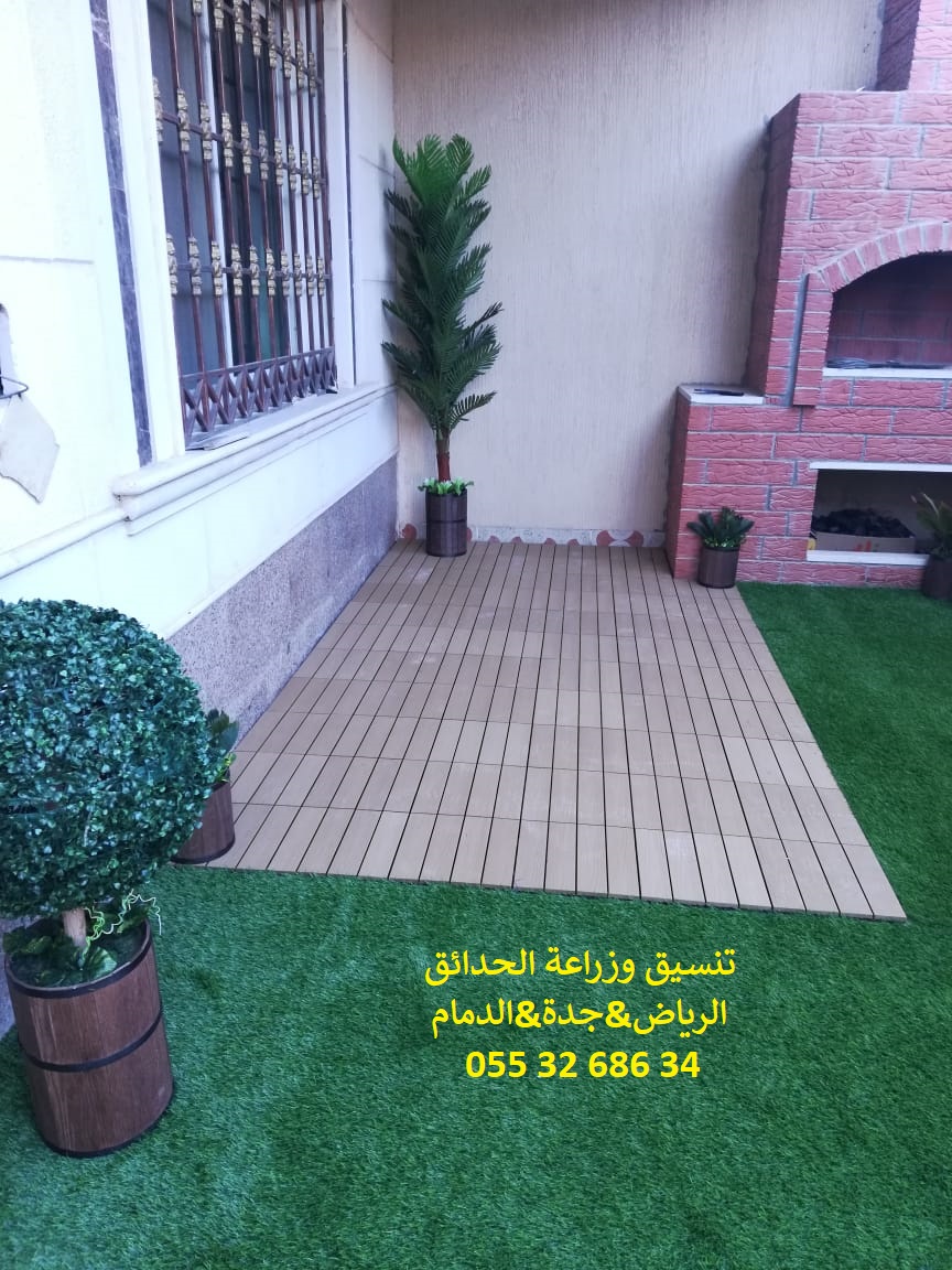تنسيق حدائق عشب صناعي عشب جداري 0553268634