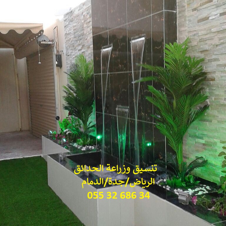 تنسيق حدائق عشب صناعي عشب جداري 0553268634