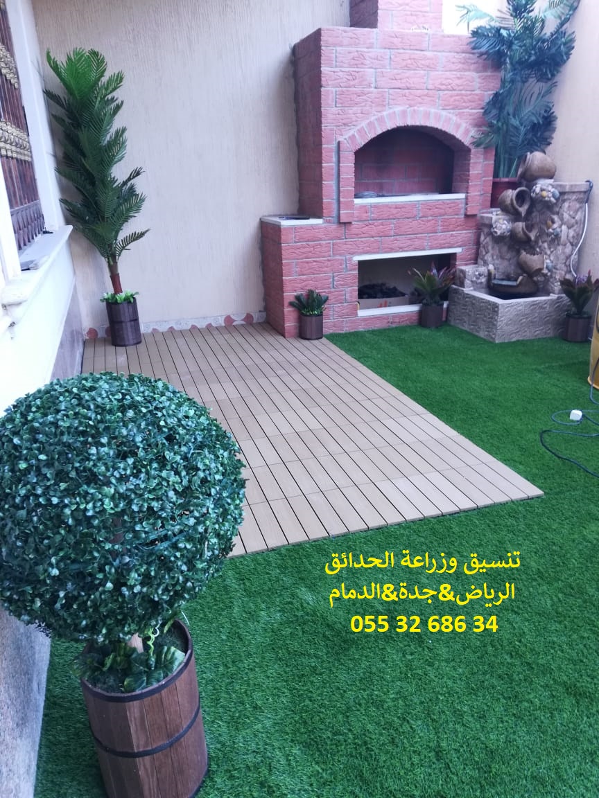 تنسيق حدائق عشب صناعي عشب جداري 0553268634