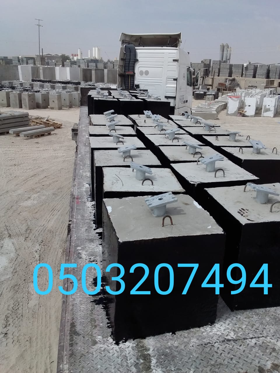 مصدات تجميلية للحدائق في الرياض 0503207494 حواجز خرسانية في ال