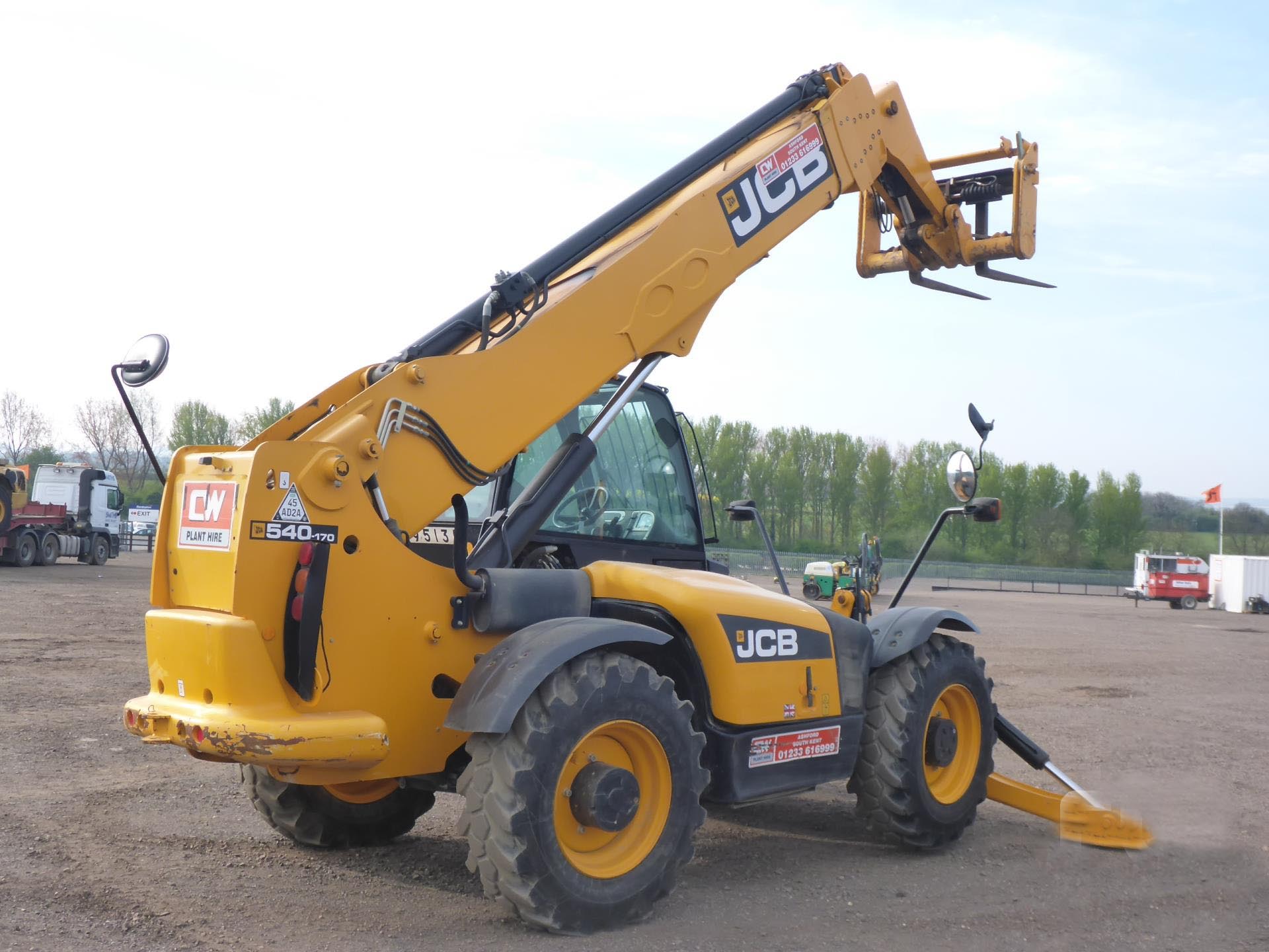 IT# 69-2011 JCB 540-170 4x4x4 Telescopic Forklift