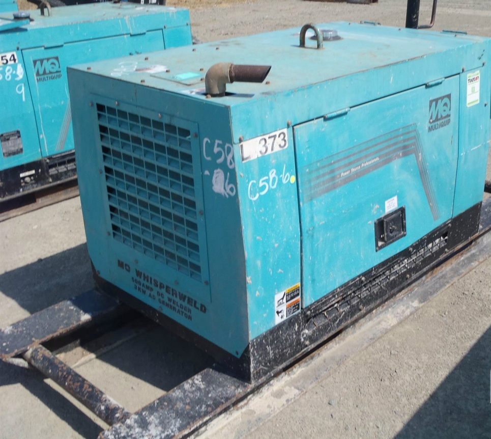 IT# 5307-2005 Multiquip DAW500 500 Amp Skid Mounted Welder
