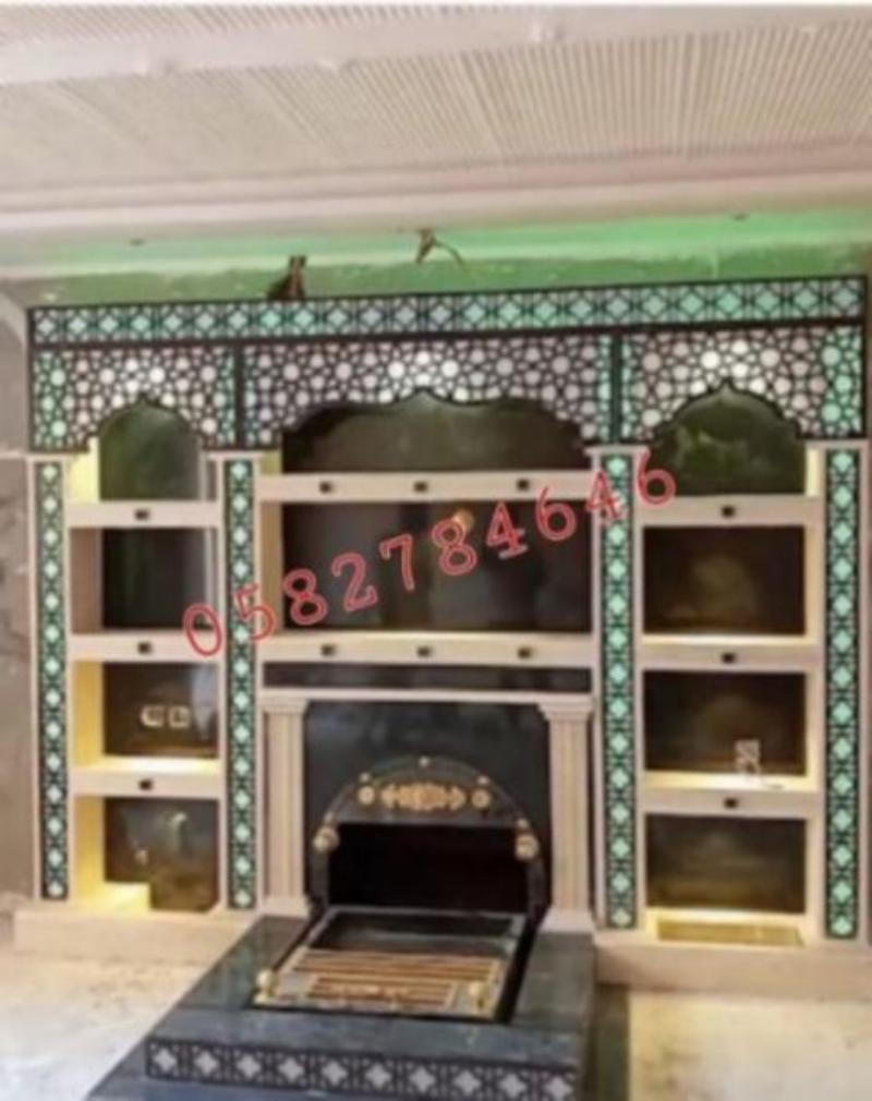 "أحدث تصاميم المشبات والمناقل لعام 2025 | فخامة وأناقة المجالس