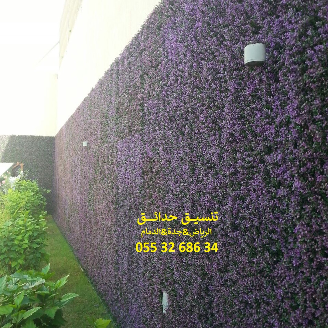 تنسيق حدائق عشب صناعي عشب جداري 0553268634