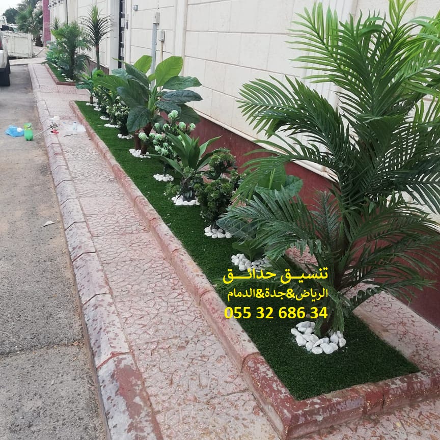 تنسيق حدائق عشب صناعي عشب جداري 0553268634