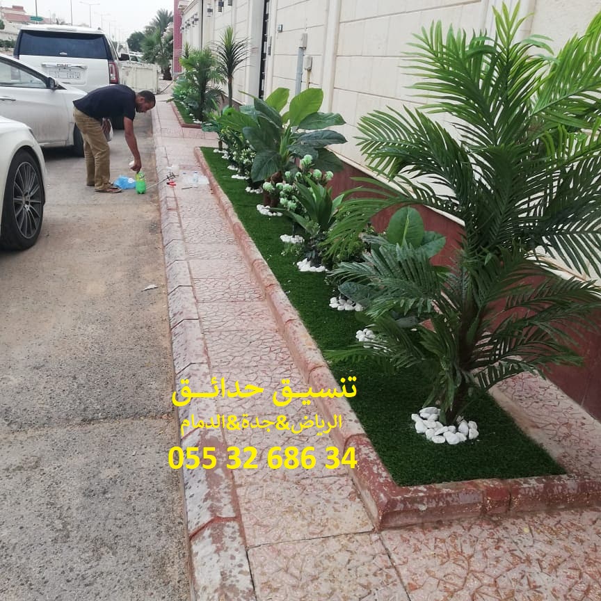 تنسيق حدائق عشب صناعي عشب جداري 0553268634