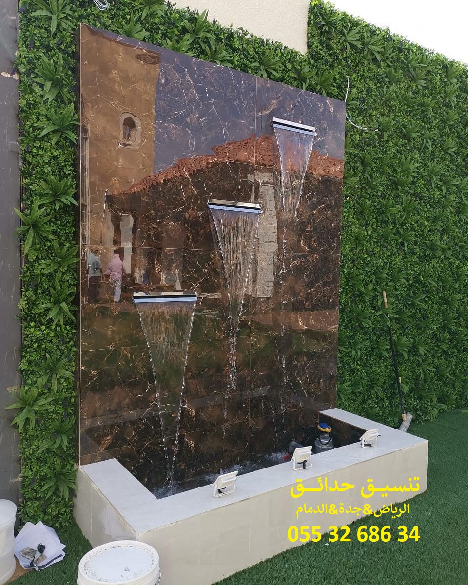 تنسيق حدائق عشب صناعي عشب جداري 0553268634