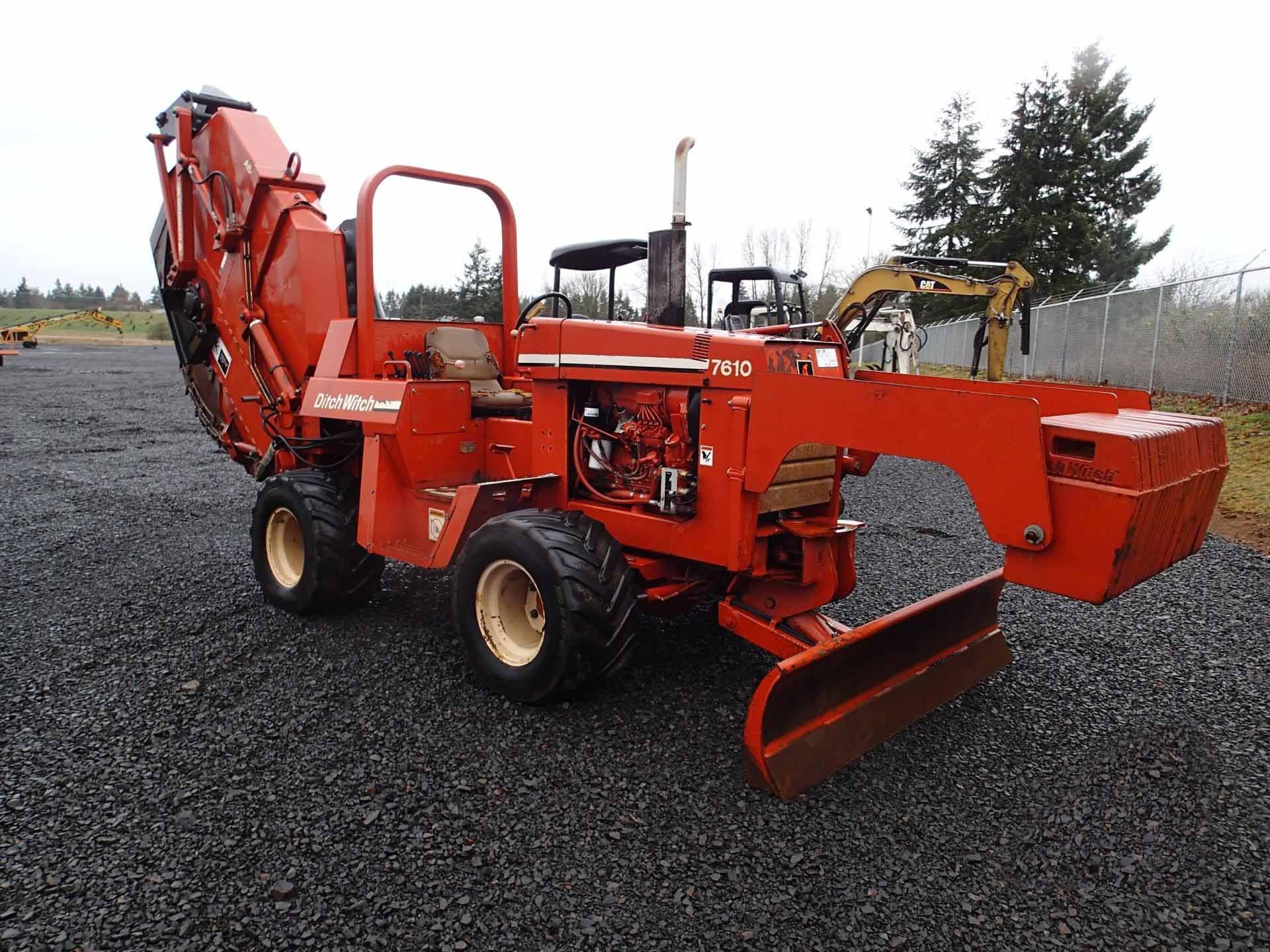 IT# 617-1994 DITCH WITCH 7610DD 4x4 Ride On Rock Saw
