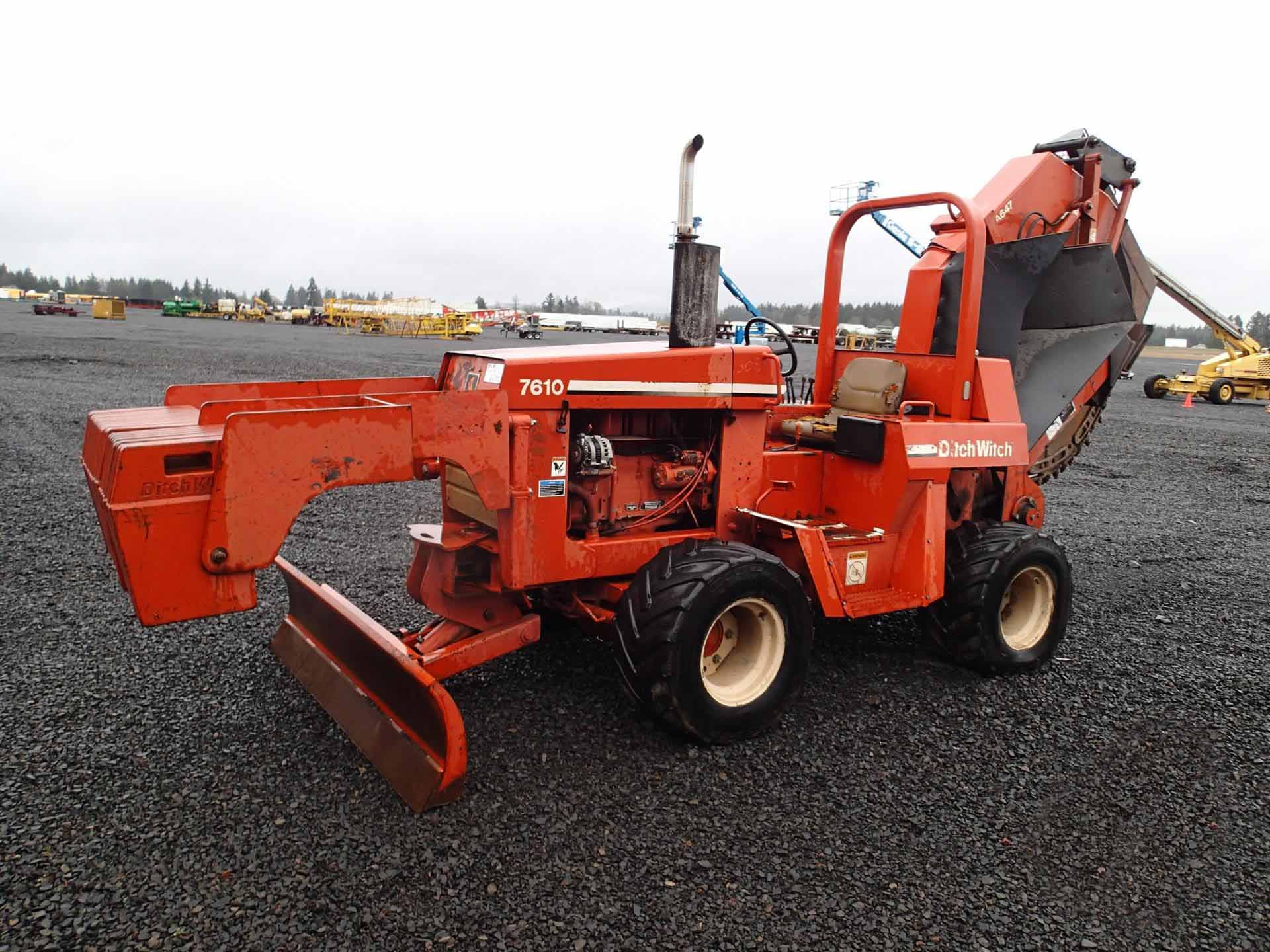 IT# 617-1994 DITCH WITCH 7610DD 4x4 Ride On Rock Saw
