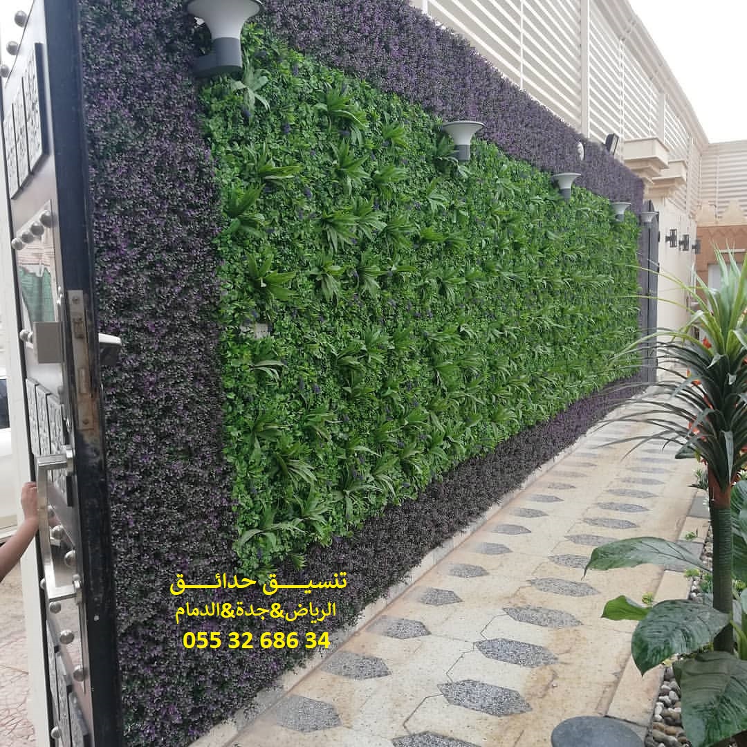 تنسيق حدائق عشب صناعي عشب جداري 0553268634