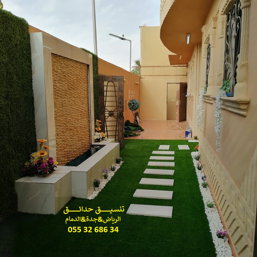 تنسيق حدائق عشب صناعي عشب جداري 0553268634