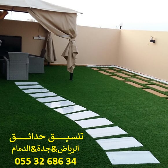 تنسيق حدائق عشب صناعي عشب جداري 0553268634
