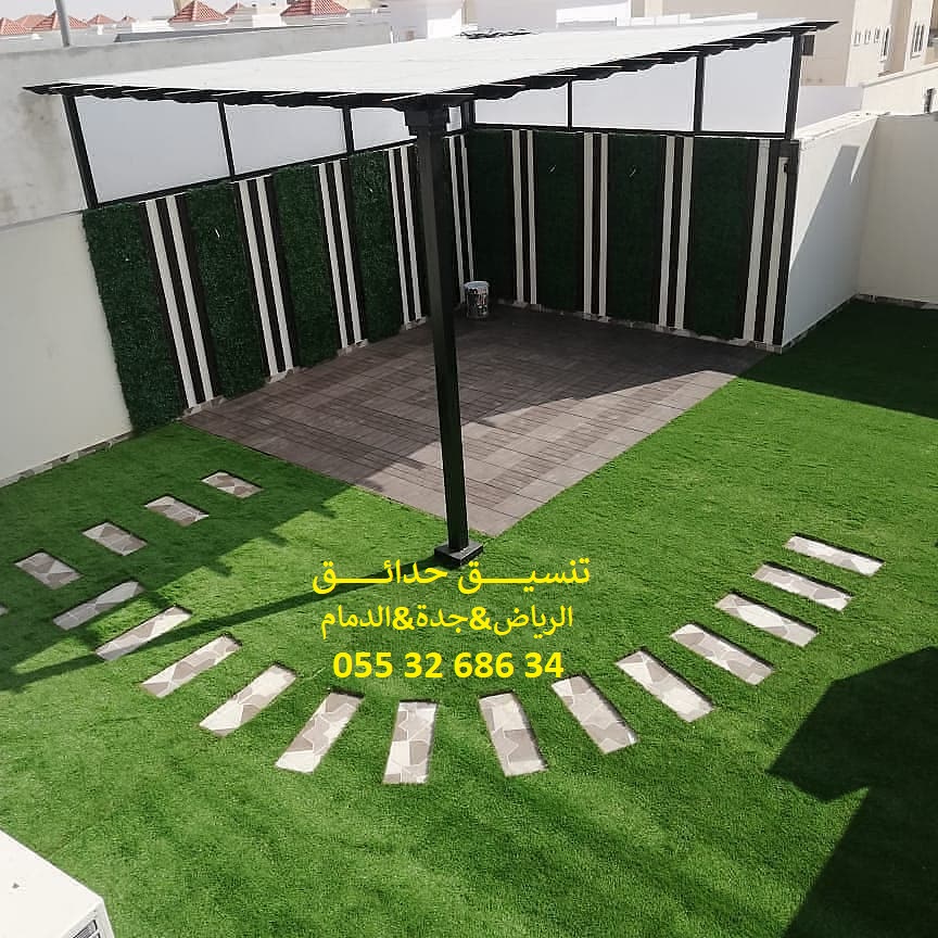 تنسيق حدائق عشب صناعي عشب جداري 0553268634