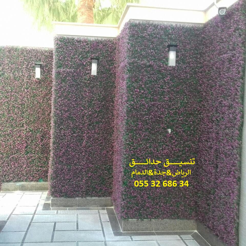تنسيق حدائق عشب صناعي عشب جداري 0553268634