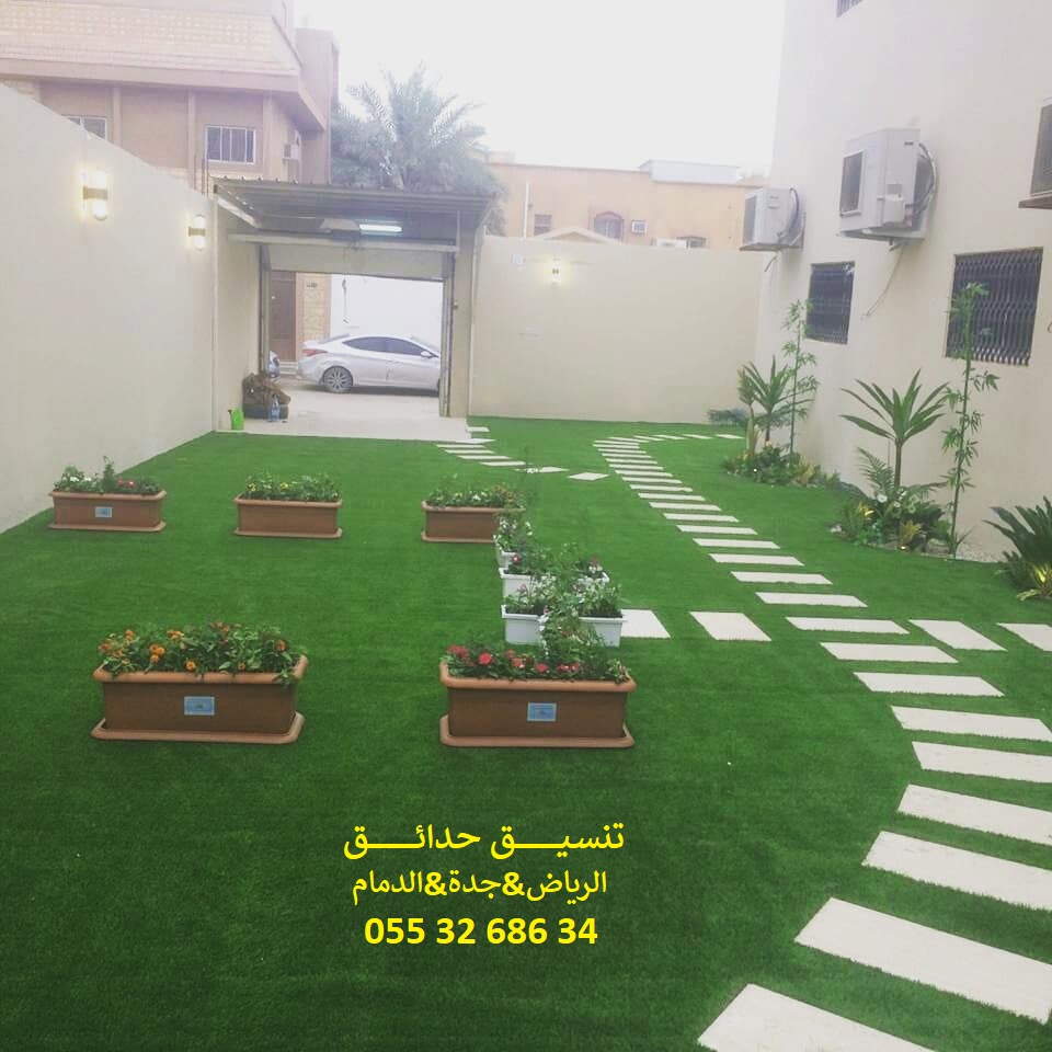 تنسيق حدائق عشب صناعي عشب جداري 0553268634