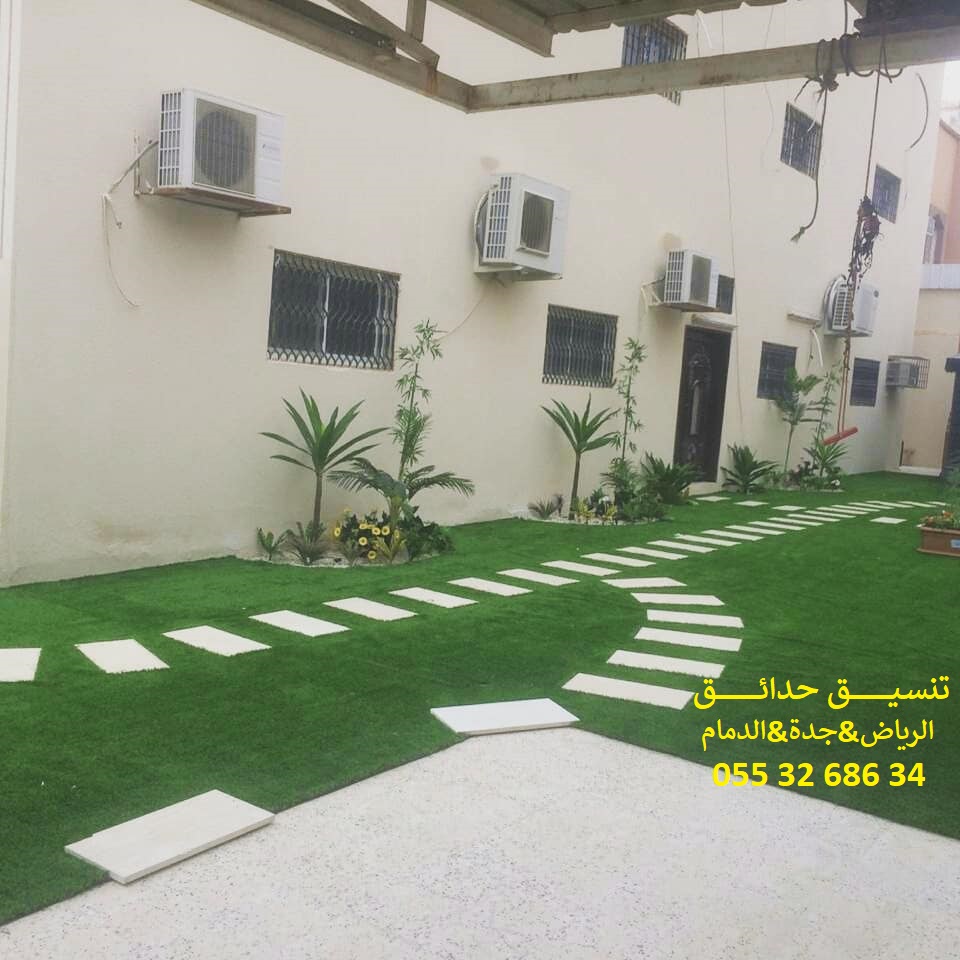 تنسيق حدائق عشب صناعي عشب جداري 0553268634
