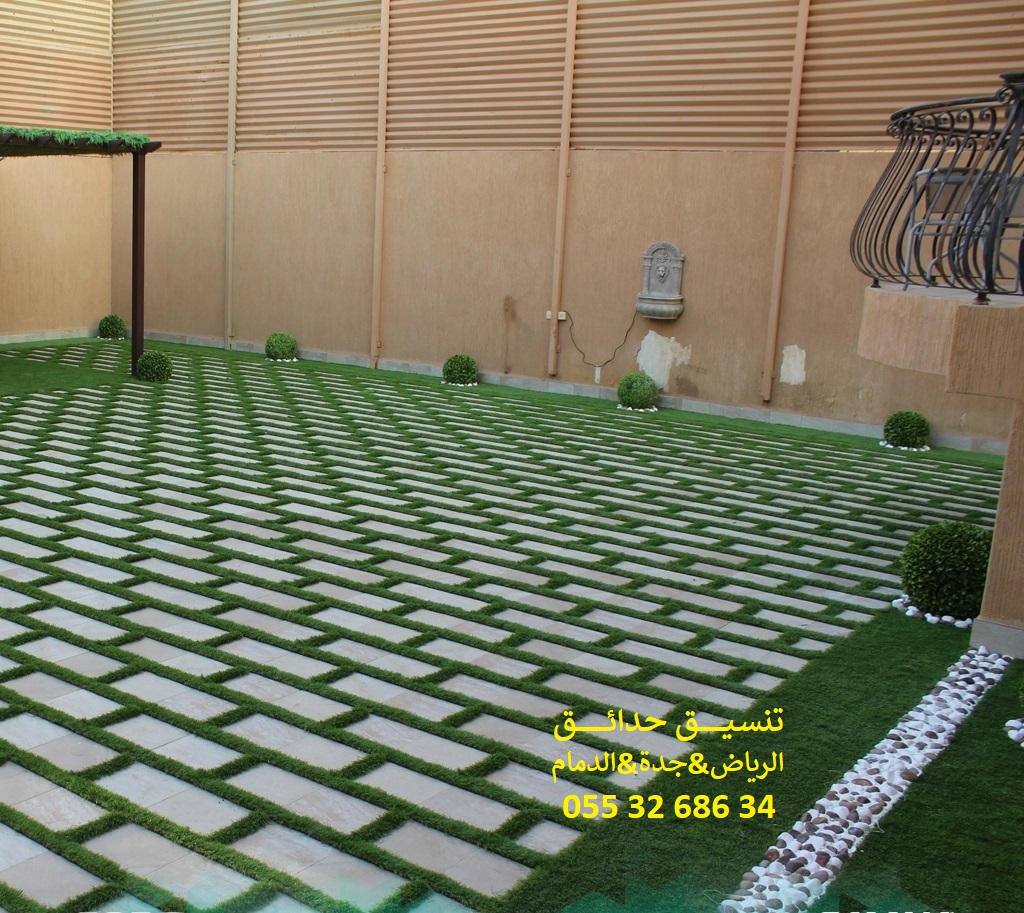 شركة تنسيق حدائق عشب صناعي عشب جداري 0553268634