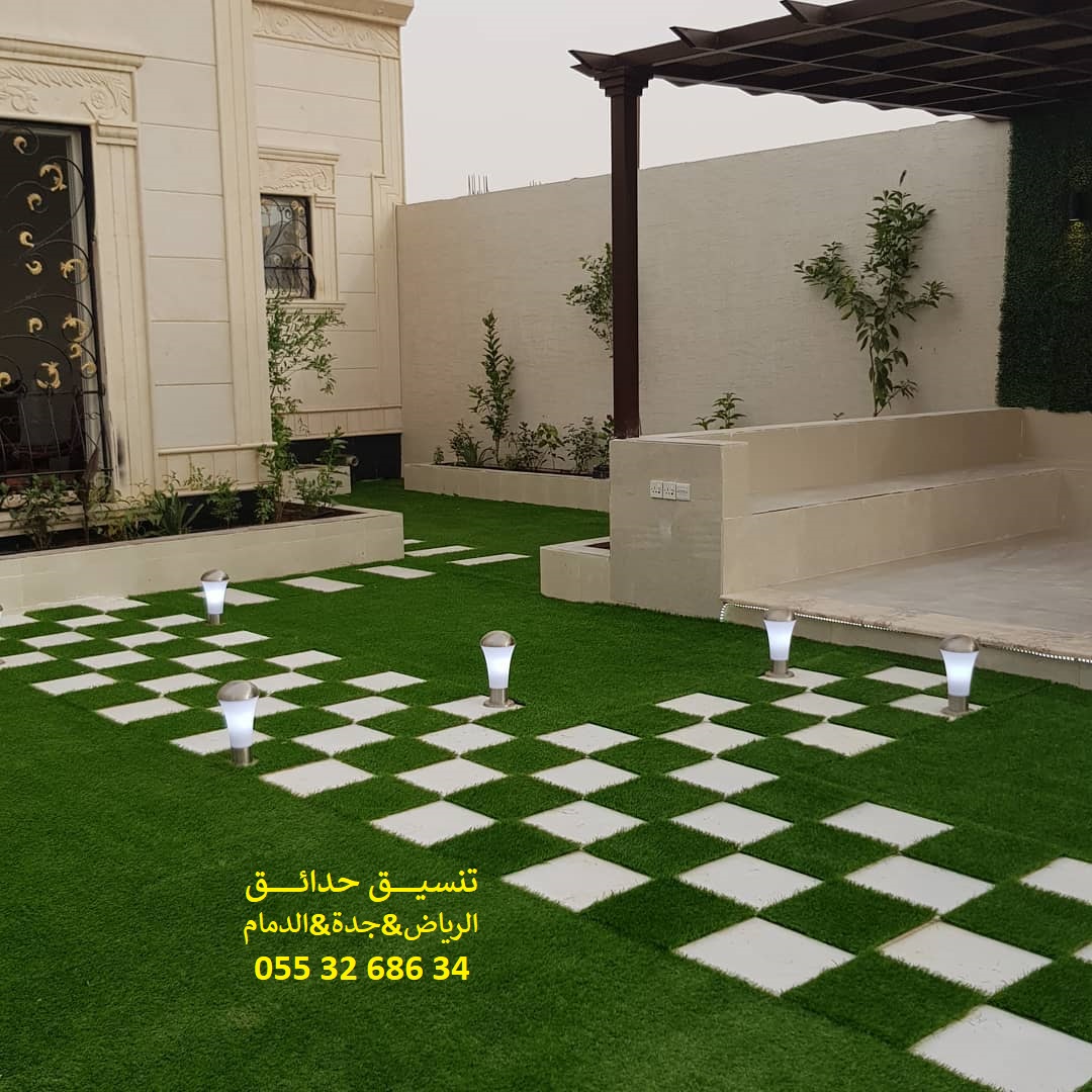 شركة تنسيق حدائق عشب صناعي عشب جداري 0553268634