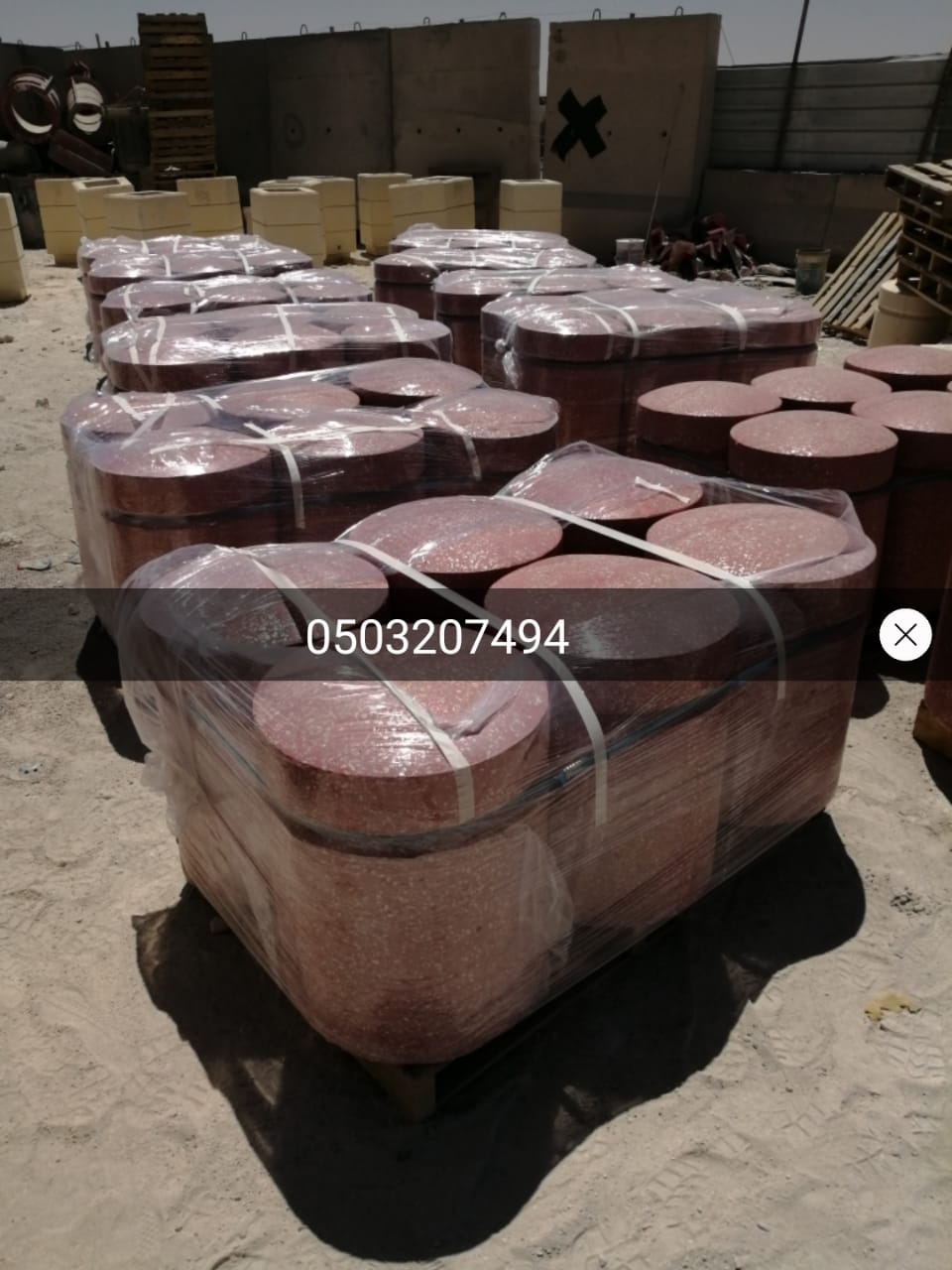 صبات خرسانيه في الرياض 0503207494 حواجز خرسانية بالرياض