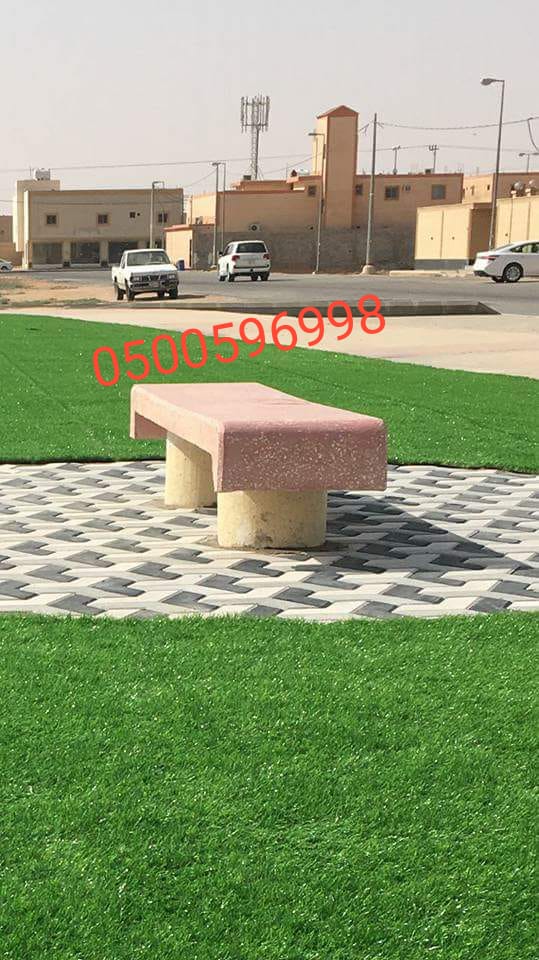 تزين حدائق خرسانية في الرياض 0500596998 حواجز طرق نيوجرسي 