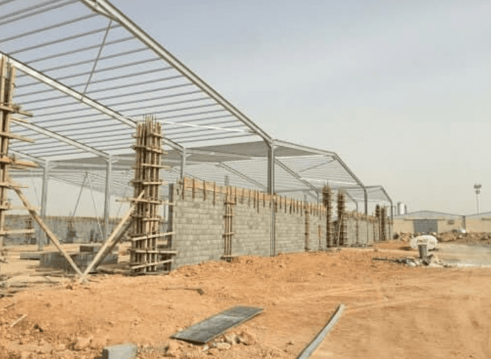 تركيب جميع انواع الهناجر والمستودعات في عسير والباحة وأبها وخم