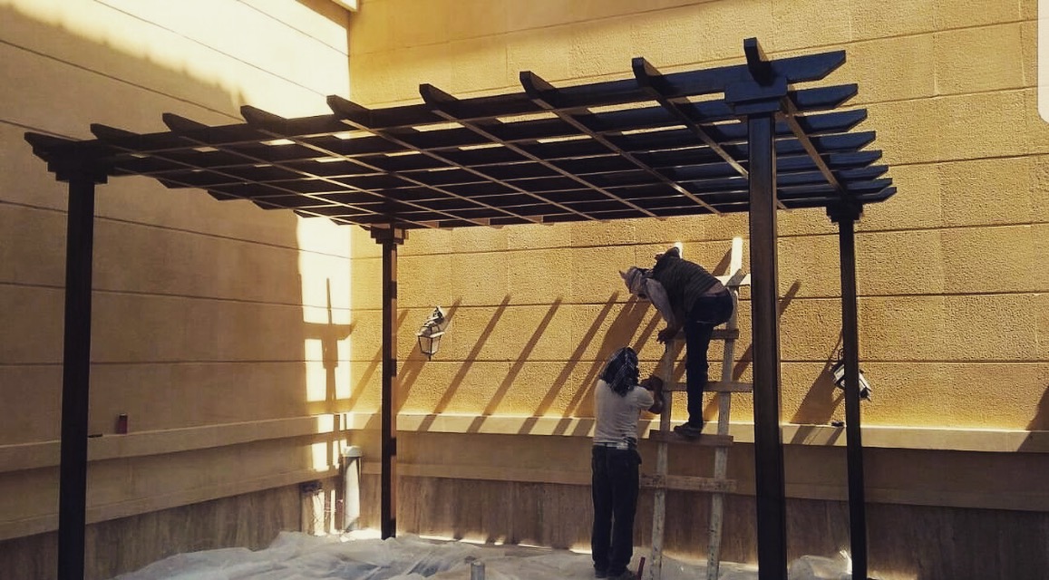تركيب جميع انواع المظلات مظلات حديد، مظلاتpvc في الرياض بخصم ي