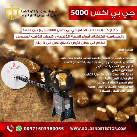 GPX 5000 جهاز كشف الذهب الخام