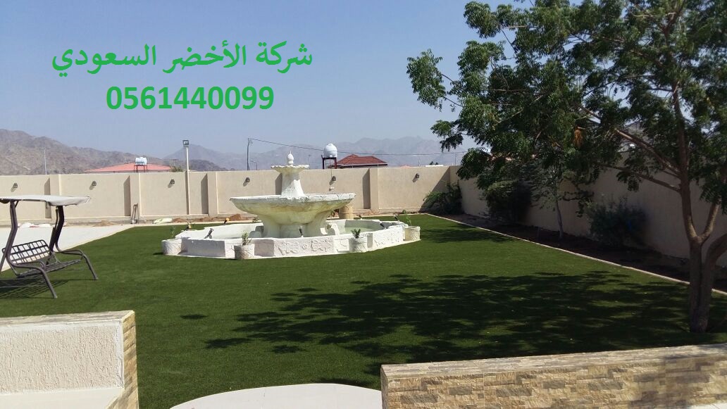 شركة الأخضر السعودي ملاعب العشب النجيل الصناعي الثيل الصناعي ا