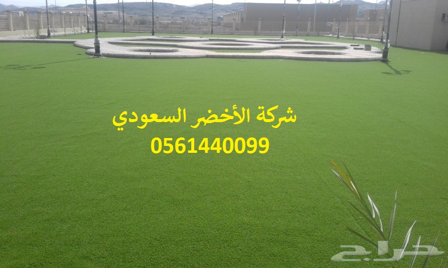 شركة الأخضر السعودي ملاعب العشب النجيل الصناعي الثيل الصناعي ا