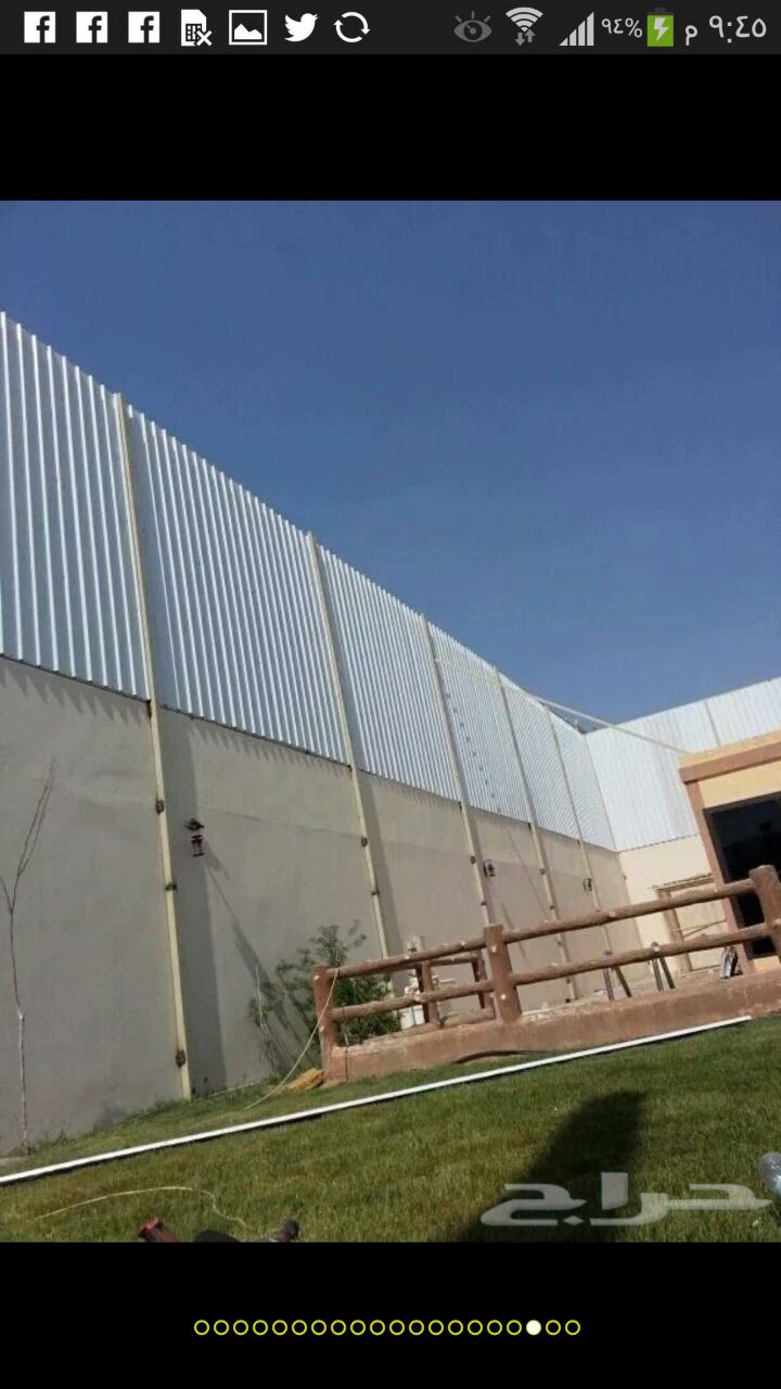 مظلات وسواترتغطية مسابح شبوك زراعيه مستودعات هناجر شبوك زراعي 