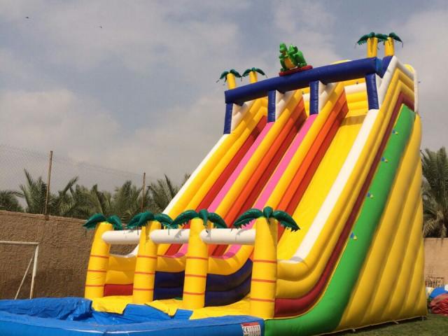 عروض خيالية ملاعب صابونيه زحاليق مائيه نطيطات للايجار 05815434