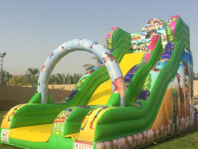 عروض خيالية ملاعب صابونيه زحاليق مائيه نطيطات للايجار 05815434