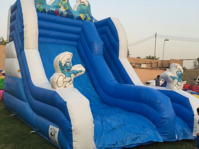 عروض خيالية ملاعب صابونيه زحاليق مائيه نطيطات للايجار 05815434