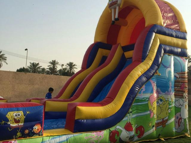 عروض خيالية ملاعب صابونيه زحاليق مائيه نطيطات للايجار 05815434