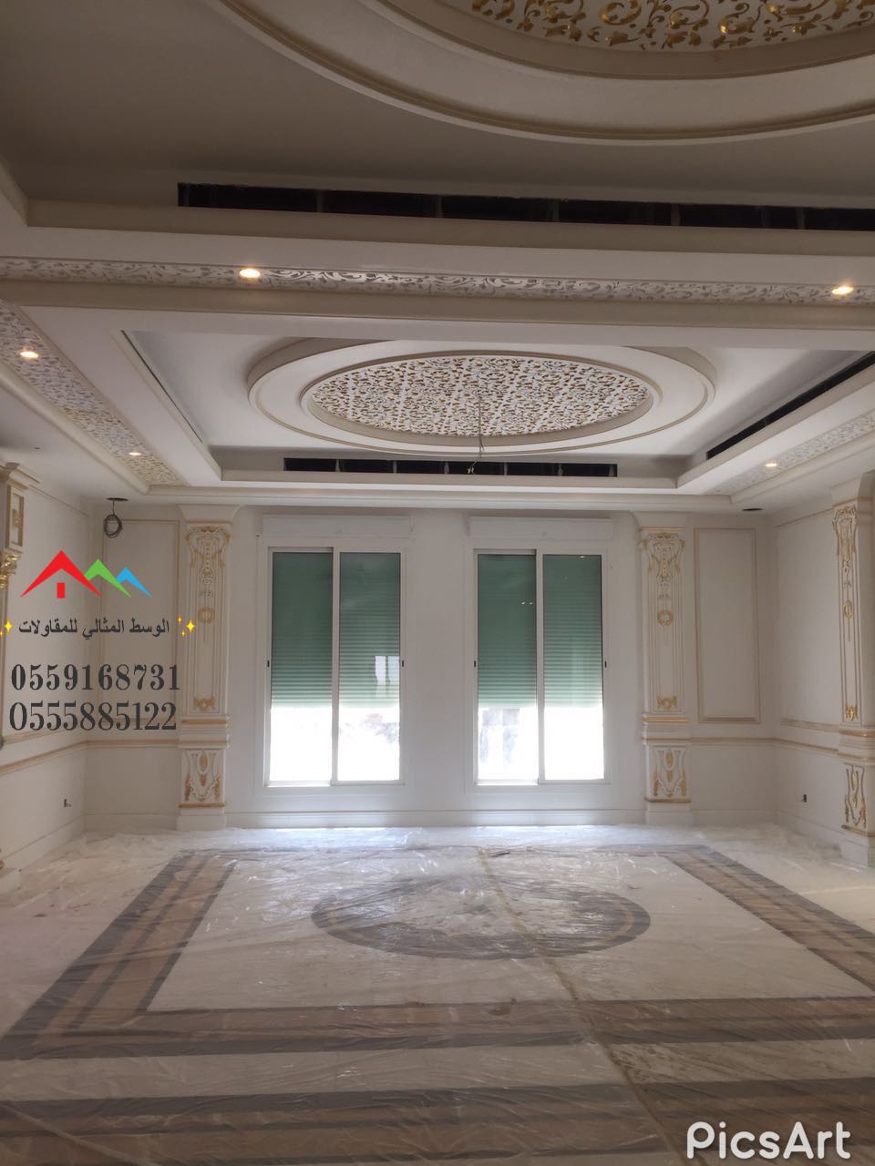 الوسط المثالي للمقاولات دهانات ايطالي فرنسي مشاريع دهانات القص