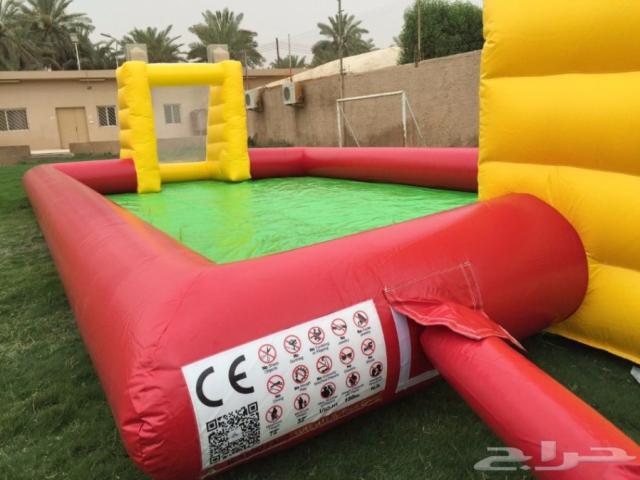  ملاعب صابونيه زحاليق مائيه نطيطات للايجار