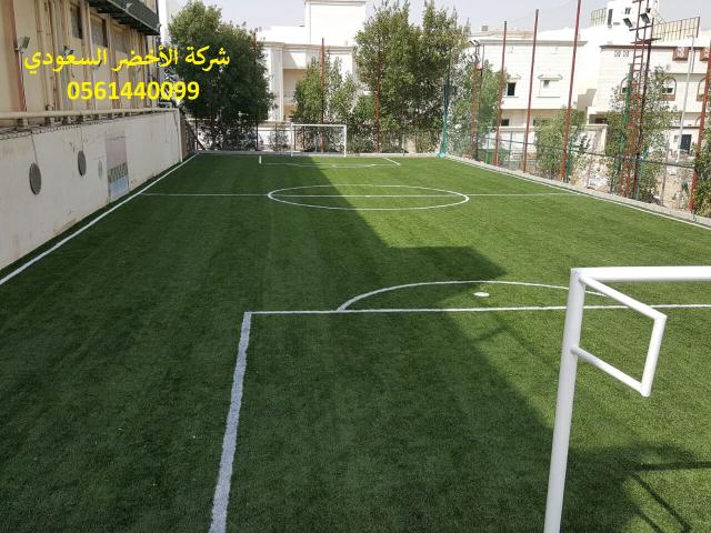 شركة الأخضر السعودي ملاعب العشب النجيل الصناعي الثيل الصناعي 