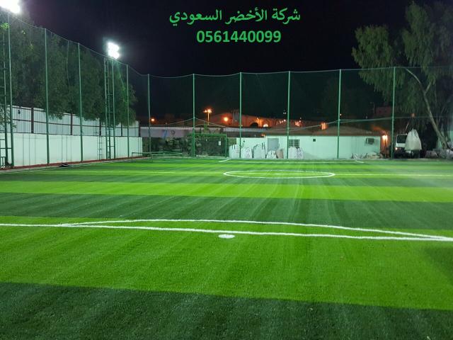 شركة الأخضر السعودي ملاعب العشب النجيل الصناعي الثيل الصناعي 