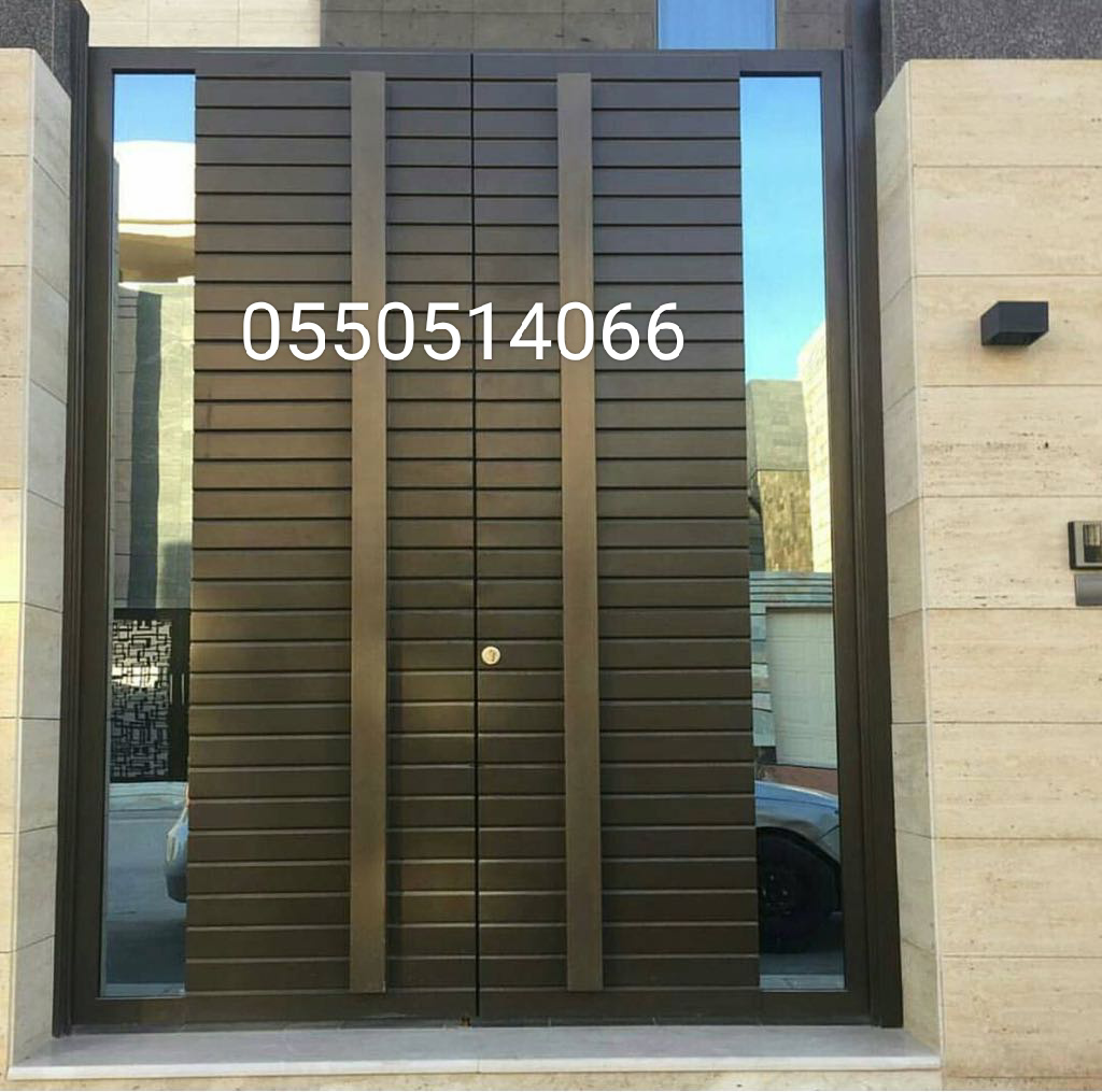 بوابات حديد للبيع بالرياض 0550514066 باترنس للأبواب الحديد