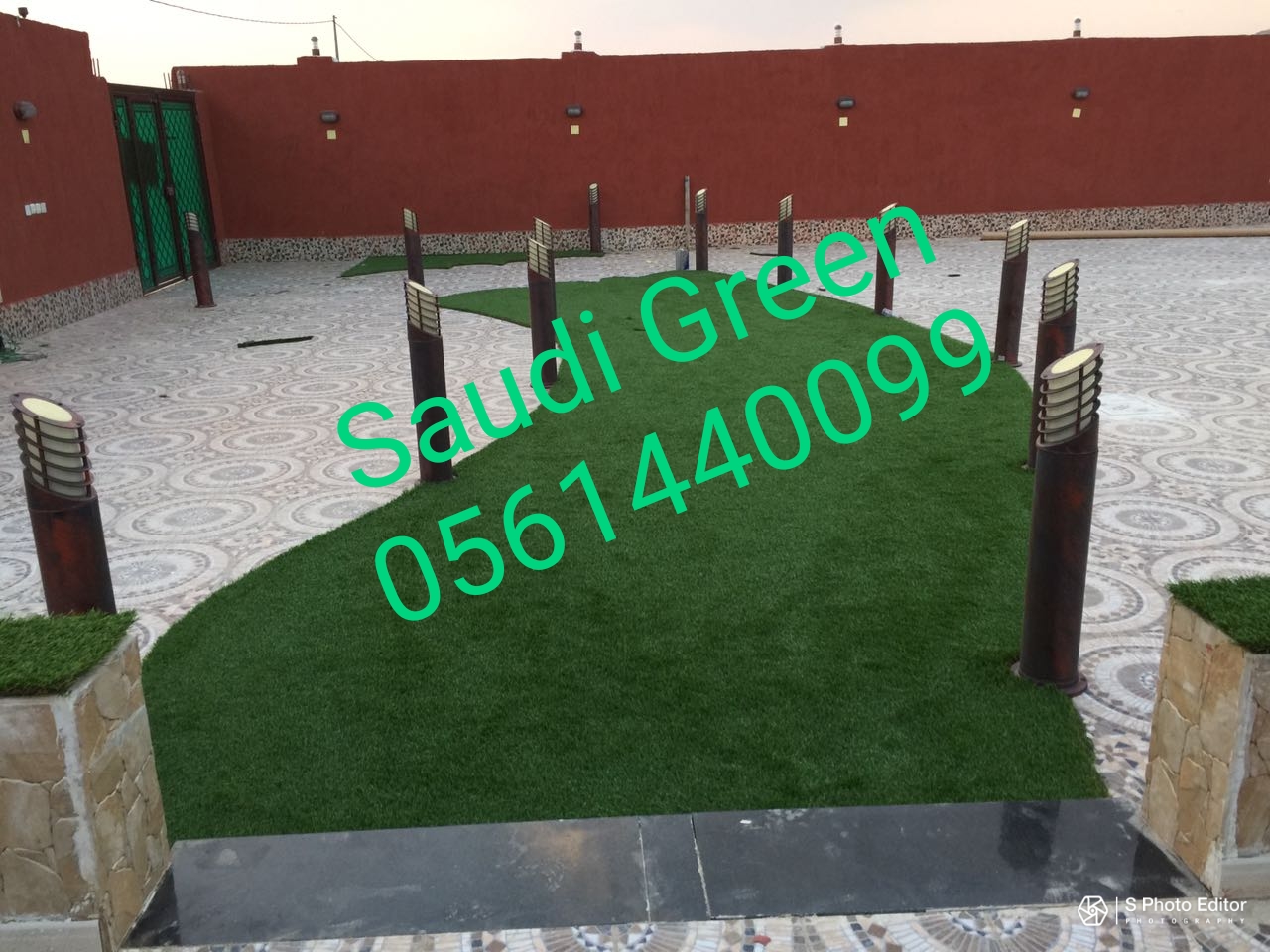 عشب صناعي  باسعار الجملة 