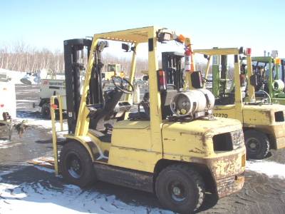 IT# 480-2002 HYSTER H60XM 6000 LB FORKLIFT