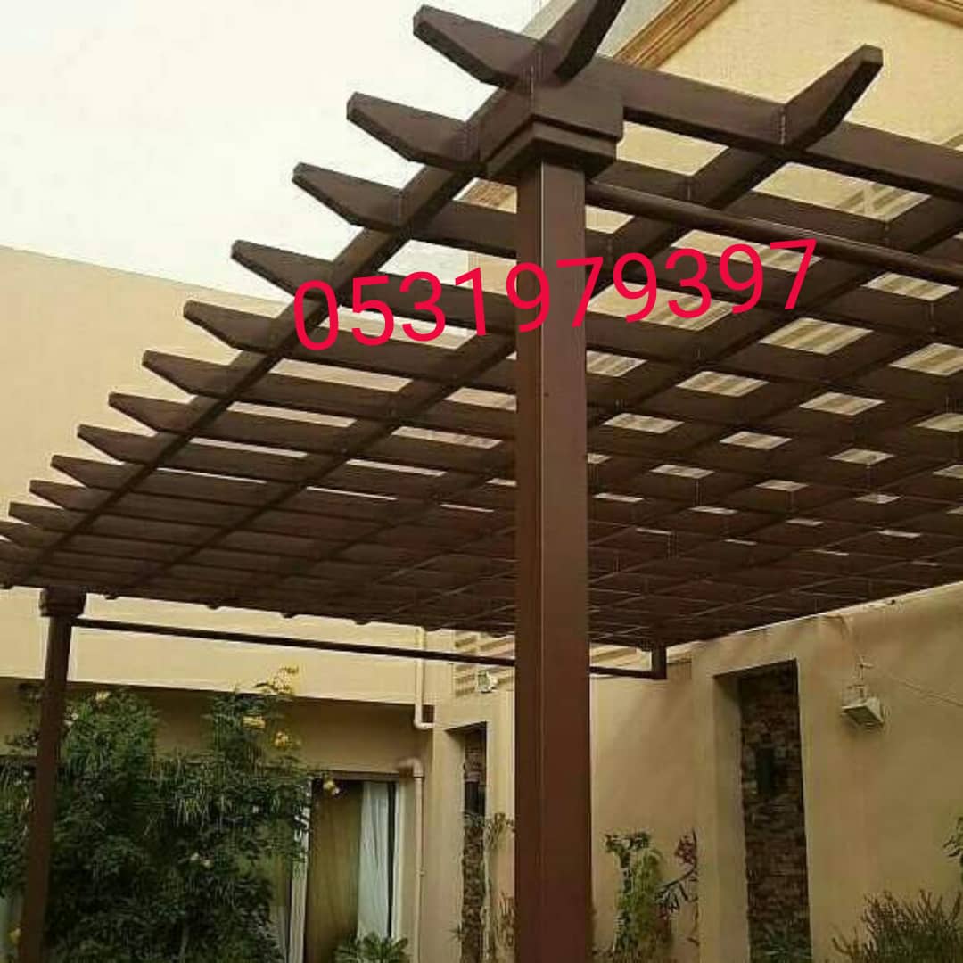 برجولات حدائق بخامات مميزه وتصاميم جذابة من روعة الجمال